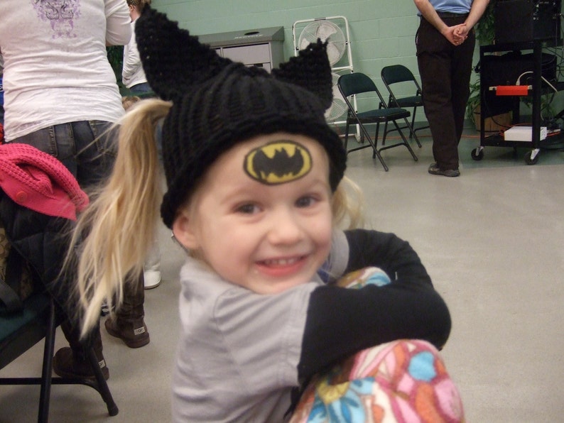 Halloween Bat Hat Photography Prop Daily Use 12 months to 3 years image 1