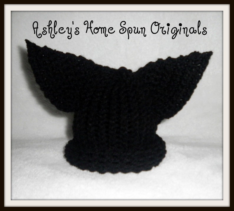 Halloween Bat Hat Photography Prop Daily Use 12 months to 3 years image 3