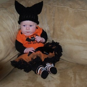 Halloween Bat Hat Photography Prop Daily Use 12 months to 3 years image 5