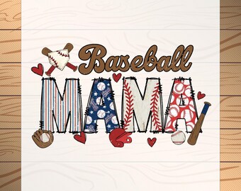 Baseball Mama DTF Transfer: Game Day Sports Mom