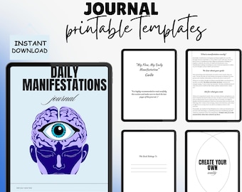 Daily Manifestation Journal: Law of Attraction Planner (Digital Download)