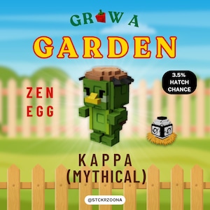 Grow a Garden - Kappa (Mythical Pet) | Zen Egg Mythical Pet | 1 Piece | Always in Stock [Read Description]