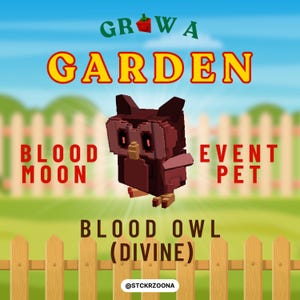 Coltiva un giardino - Gufo di sangue (Animale divino) / Animale divino dell&#39;evento Luna di sangue / 1 pezzo / Sempre disponibile [Leggi la descrizione]