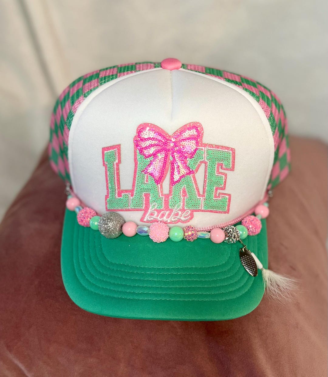 LAKE BABE RED/IVORY HAT main image 0