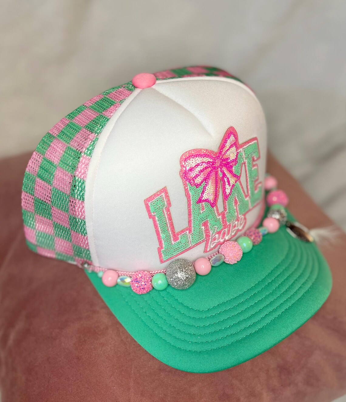 LAKE BABE RED/IVORY HAT main image 1