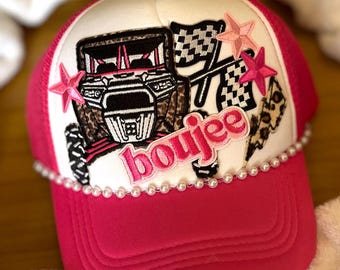 Boujee Off-Road Trucker Hat | UTV Racing Hat for Her