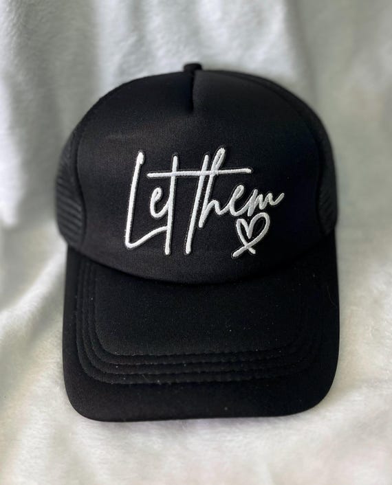 Let Them-trucker Hat - Etsy display picture 3