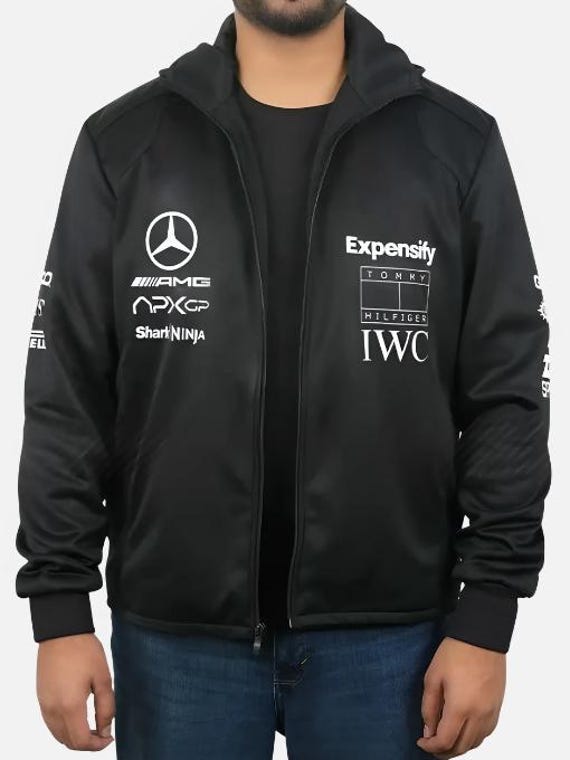Brad Pitt APXGP F1 Racing Team Hoodie – Expensify Sponsor Jacket