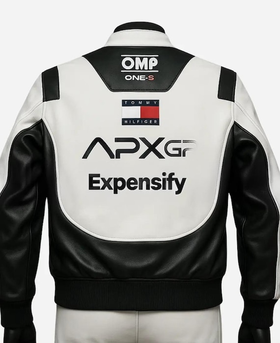 Brad Pitt F1 APXGP White Racing Jacket | F1 Inspired Expensify