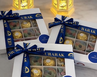 Eid Sweet Gift Box: Halal Certified Treats, Eid Mubarak