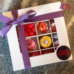 Happy Birthday Sweet Treat Box - Please Pick Your Box Type. Gifts for Him-Gifts for Her-Sweet Box-Sweet Treats-Sweet Box-Birthday Sweets