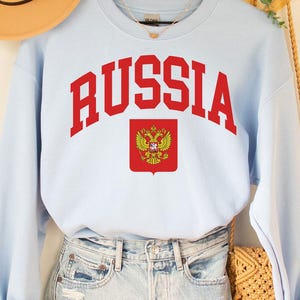 Russia Sweatshirt, Russian shirt, Russia T-Shirt, Russia Flag, Russia Gifts, Russia Present, Russian Birthday, Russian Map, Russia