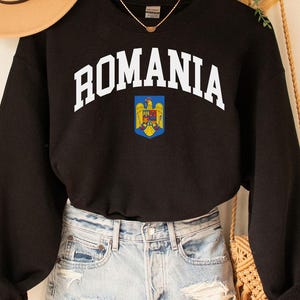Romania Sweatshirt, Romania Flag Shirt, Romanian Gift, Romania Travel, Proud Romanian Shirt, Romania Pride, Romania Trip, Souvenir