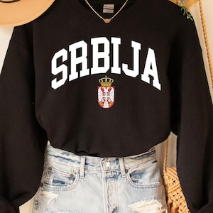 Srbija Sweatshirt, Serbia T Shirt, Serbia National Football Team Logo Shirt, Serbia 2022 Tee, Serbians Soccer Jersey Shirt