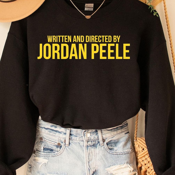 Skriven och regisserad av Jordan Peele. T-shirt, flerfärgade t-shirts, herr- och damstorlekar, Halloween-kläder, skräck, tryckt plagg.