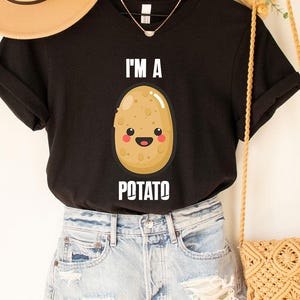 Potato Tee, I&#39;m A Potato Shirt, Potato Shirt, Funny Potato Shirt, Potato Lover, Potato Gift, Potato Costume