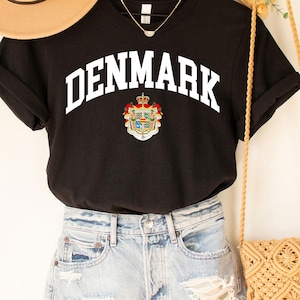 T-shirt Danemark, chemise Danemark, chemises danoises, t-shirt danois, chemise danoise, t-shirt danois, t-shirt Danemark, chemise drapeau danois