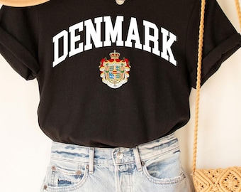 Denmark Tee, Denmark shirt,Danish Shirts, Danish Tshirt, Danish Shirt, Danish Tee, Denmark T Shirt, Danish Flag Shirt
