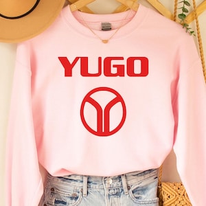 Jugoslawien Sweatshirt, Yugo-Shirt, Jugoslawien-T-Shirt, klassische Autos, Retro-Klassiker, Vintage sfrj, Retro-T-Shirt, Jugoslawien