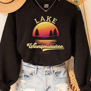 Lake Winnipesaukee Sweatshirt, Lake Winnipesaukee Shirt, Winnipesaukee Lake, New Hampshire, Winnipesaukee River, Carrol County