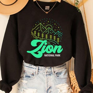 Zion Sweatshirt, Zion National Park Shirt, Zion National Park Hiking Shirt, Zion Park Shirt, Zion National Park Camping Shirt, Zion
