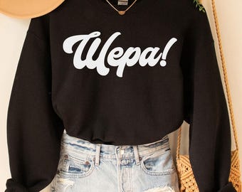 Wepa Sweatshirt, Wepa Shirt, Puerto Rico Shirt, Puerto Rican Tshirt, Puerto Rican Sayings, Boricua Top, Bilingual Shirt, Latina