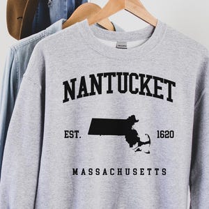 Nantucket Sweatshirt, Nantucket Shirt, Massachusetts Shirt Nantucket Gift Island Vibes Tee, Nantucket Souvenir Nantucket Massachusetts