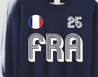 France Sweatshirt, France jersey, France football,France basketball, Basketball world cup, Personalized number, France gift, World cup shirt