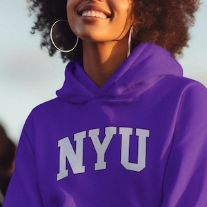 NYU Hoodie, NYU University tshirt, New York University, NYU graduate, Vintage University/College, New York shirt