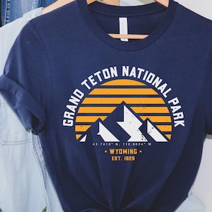 Grand Teton Tee, Grand Teton shirt, Grand Teton Shirt, Grand Teton National Park, Grand Teton family trip, Grand Teton camping