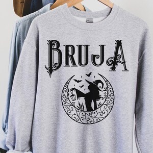 Bruja Sweatshirt, Bruja Shirt, Bruja Hexe für Herren und Damen Shirt, Halloween Latein Chingona Shirt, Chingona Tee