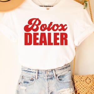 Botox Dealer Tee, Botox shirt, Skinoholic Shirt, Esthetician T-Shirt, Salon Shirt, Beauty Industry, Esthetician Gifts