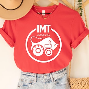 IMT Tee, IMT Beograd, Jugoslawien, Yugo Farmers Shirt, serbischer Traktor, Retro-Shirt, Jugoslawien-Shirt, Jugoslawien-Kleidung, ex yu