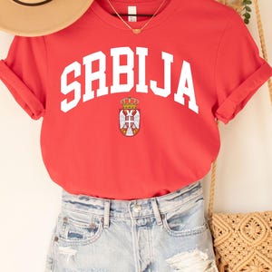 Srbija Tee, Serbia T Shirt, Serbia National Football Team Logo Shirt, Serbia 2022 Tee, Serbians Soccer Jersey Shirt