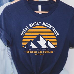 Great Smoky Mountains T-Shirt, Great Smoky Mountains Hemd, Tennessee Hemd Great Smoky Mountains Nationalpark-T-Stück