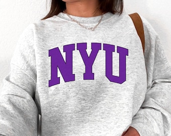 NYスウェットシャツ、NYU大学Tシャツ、ニューヨーク大学、NYU卒業生、ヴィンテージ大学/カレッジ、ニューヨークシャツ