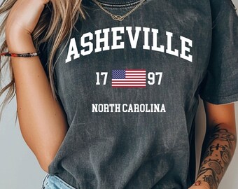 Asheville comfort colors tee, Ashevile Shirt,Asheville T-shirt,Asheville Shirt,Asheville North Carolina T-Shirt, Asheville