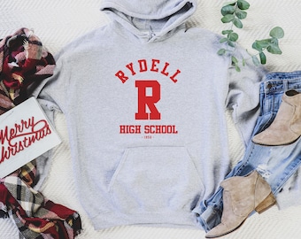 Rydell High Hoodie, Rydell High School, Rydell High School Tee,Rydell High School shirt,funny greese, grease shirt, retro shirt