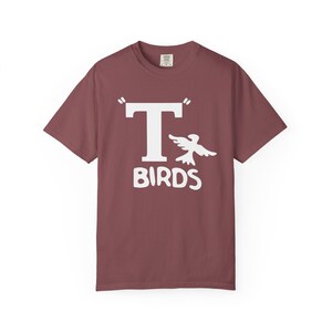 TバーズコンフォートカラーTシャツ、TバーズTシャツ、グリースシャツ、グリース映画、グリースファン、ライデル高校、ライデル高校Tシャツ、ライデル 画像 2
