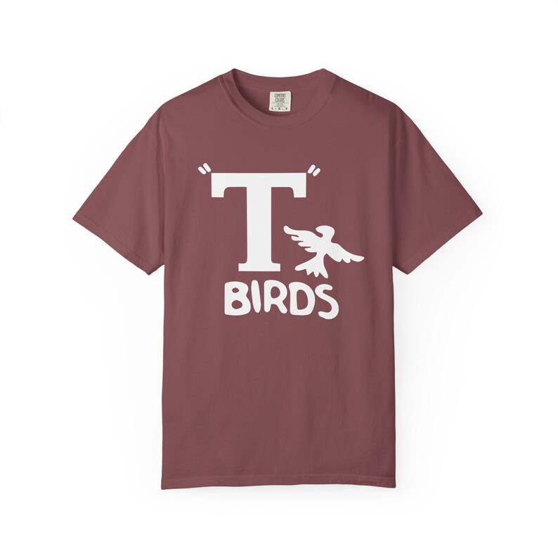 TバーズコンフォートカラーTシャツ、TバーズTシャツ、グリースシャツ、グリース映画、グリースファン、ライデル高校、ライデル高校Tシャツ、ライデル 画像 2