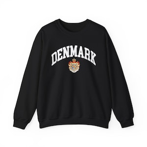 Dänemark Sweatshirt, Dänemark Shirt, dänische Hemden, Danish Tshirt, Danish Shirt, Danish Tee, Dänemark T-Shirt, Danish Flagge Shirt