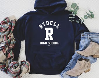 Rydell High Hoodie, Rydell High School, Rydell High School Tee,Rydell High School shirt,funny greese, grease shirt, retro shirt