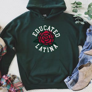 Educated Latina, Latina Shirt, Mexicana, Latina, Gift For Her, Educated AF T Shirt, Latina Shirts, Chula Shirt,spanish shirt,Latina