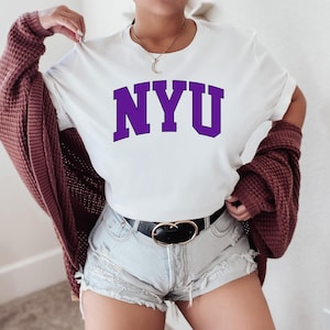 NY Tee, NYU University tshirt, New York University, NYU graduate, Vintage University/College, New York shirt