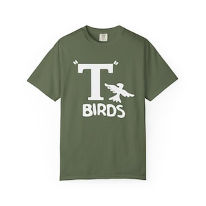 TバーズコンフォートカラーTシャツ、TバーズTシャツ、グリースシャツ、グリース映画、グリースファン、ライデル高校、ライデル高校Tシャツ、ライデル 画像 3
