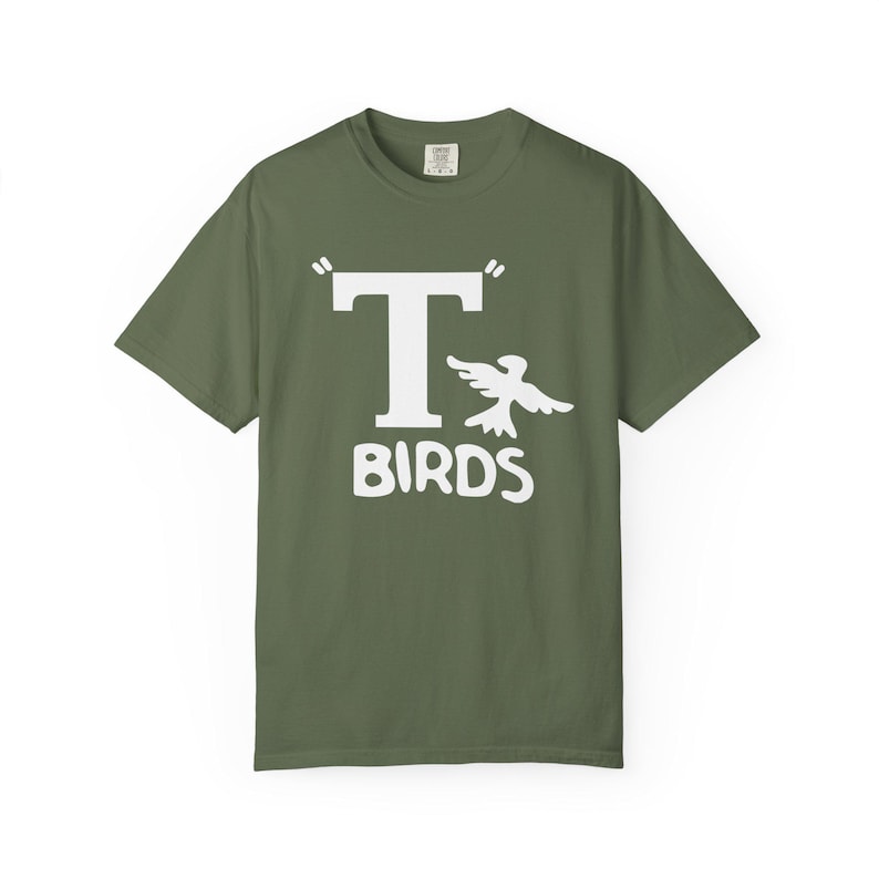 TバーズコンフォートカラーTシャツ、TバーズTシャツ、グリースシャツ、グリース映画、グリースファン、ライデル高校、ライデル高校Tシャツ、ライデル 画像 3