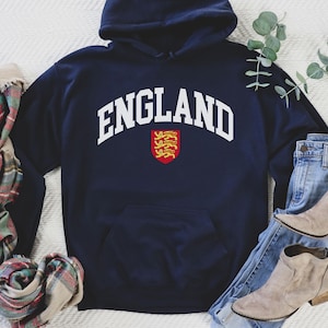 England Hoodie, England TShirt, United Kingdom Tee, England Shirt, Gift For English England Team Shirt, England National