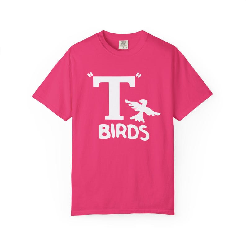 TバーズコンフォートカラーTシャツ、TバーズTシャツ、グリースシャツ、グリース映画、グリースファン、ライデル高校、ライデル高校Tシャツ、ライデル 画像 7
