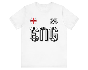 England Tee, England jersey, England football, Personalized number, England gift, World cup shirt, England Shirt