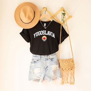 Jugoslawien-T-Stück, Jugoslawien-Shirt, Jugoslawien-Kleidung, EX YU T-Shirt, lustige Balkan-Kleidung, Balkan-Länder, Serbien, Kroatien